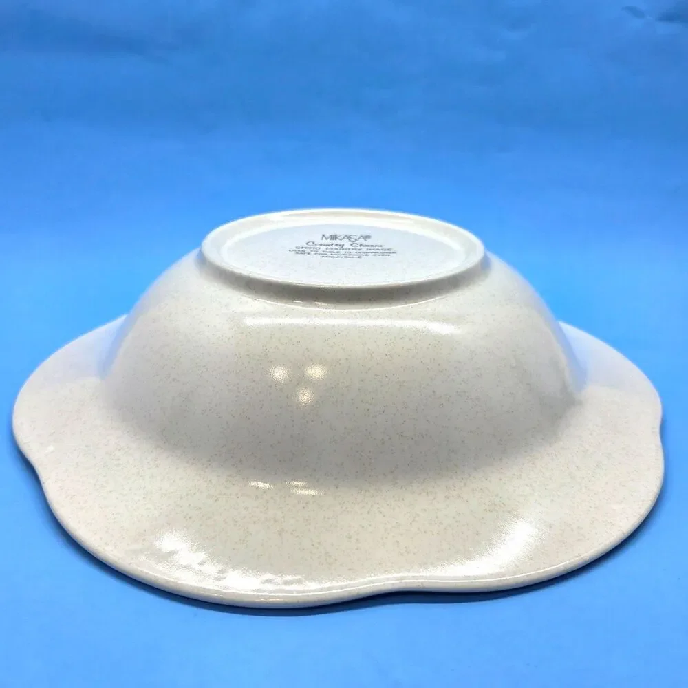 Mikasa Country Charm Country Image Vegetable Serving Bowl 10.5